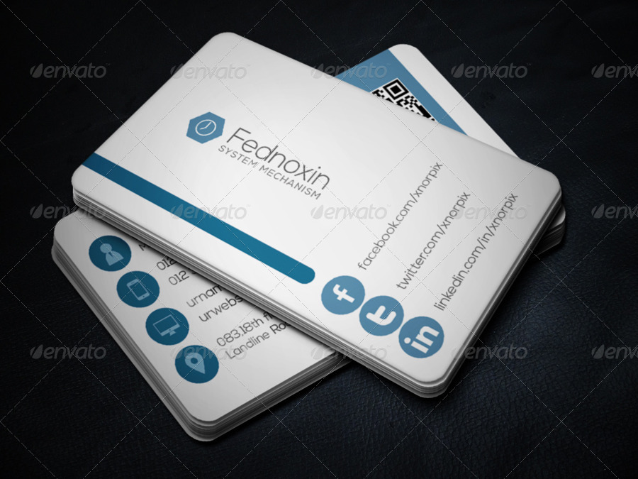 Social Business Card, Print Templates GraphicRiver